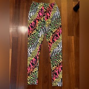 Neon leggings / workout pants. Brand new never worn. Size Mens Small